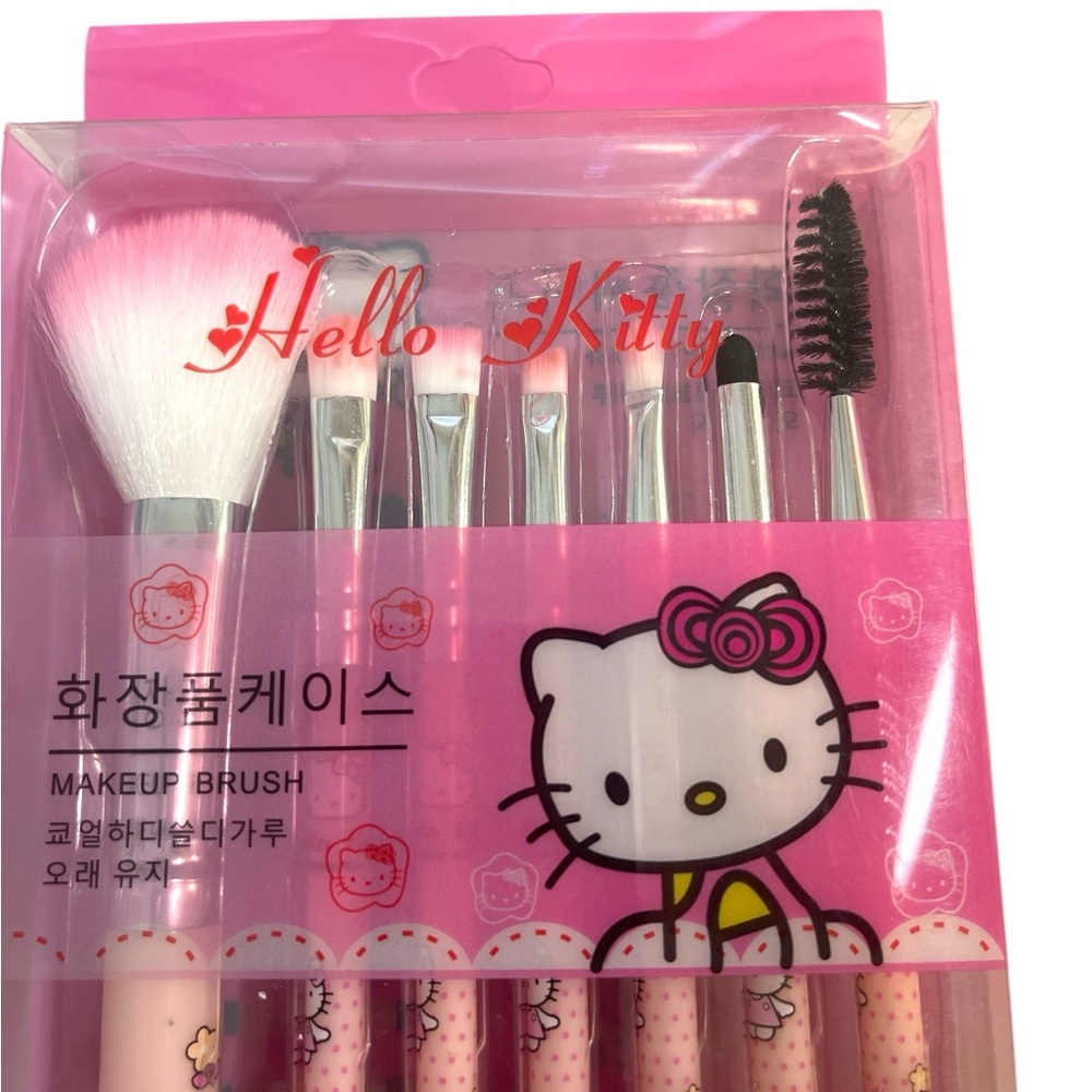 Hello Kitty Makeup Brush Set - Pink - Picture 2 of 5